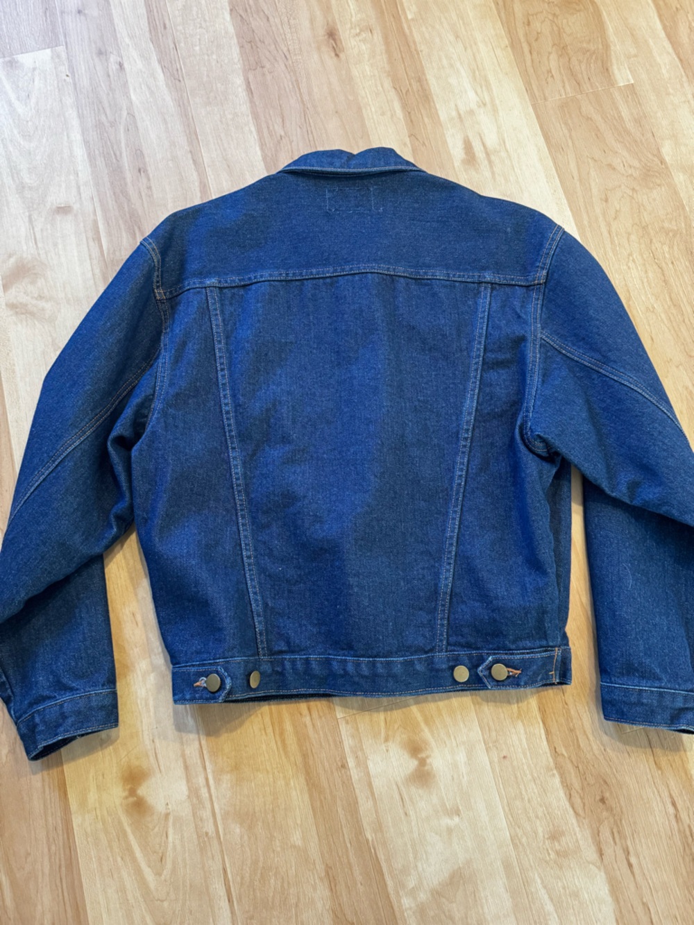 Vintage Linson Canada Men's Cropped Jean Denim Jacket Size Medium Pristine - Picture 3 of 7